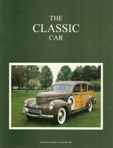 THE CLASSIC CAR 1997 DEC - FLEETWOOD HIST,WHITEWALL TIRES,CLASSIC CAR EXPER